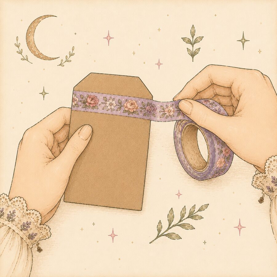 Aplicar washi tape